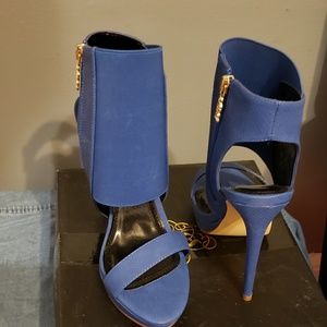 Blue heels